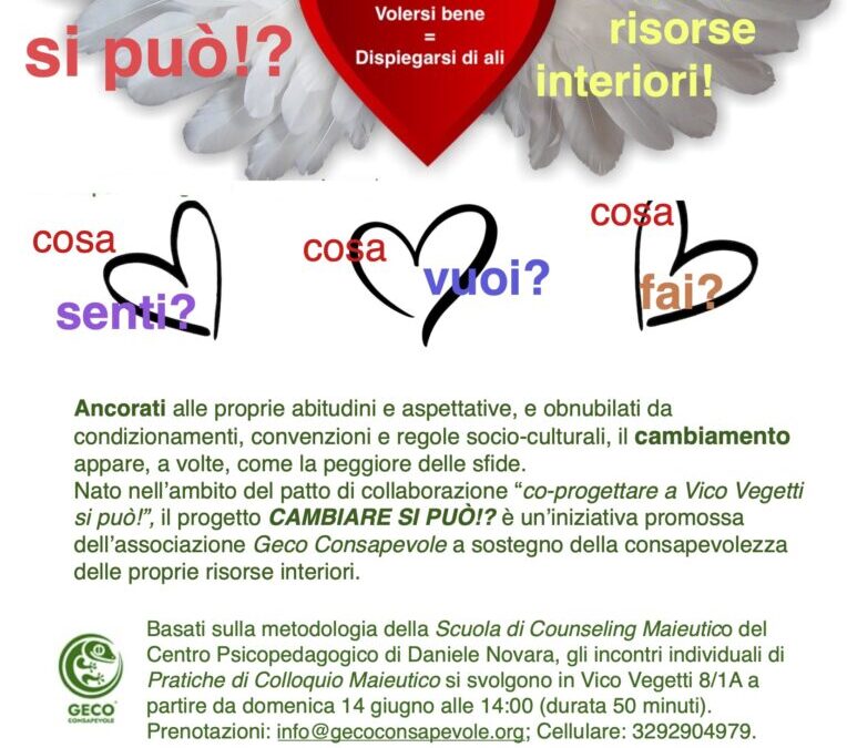 Cambiare si può: fare spazio alle proprie risorse interiori